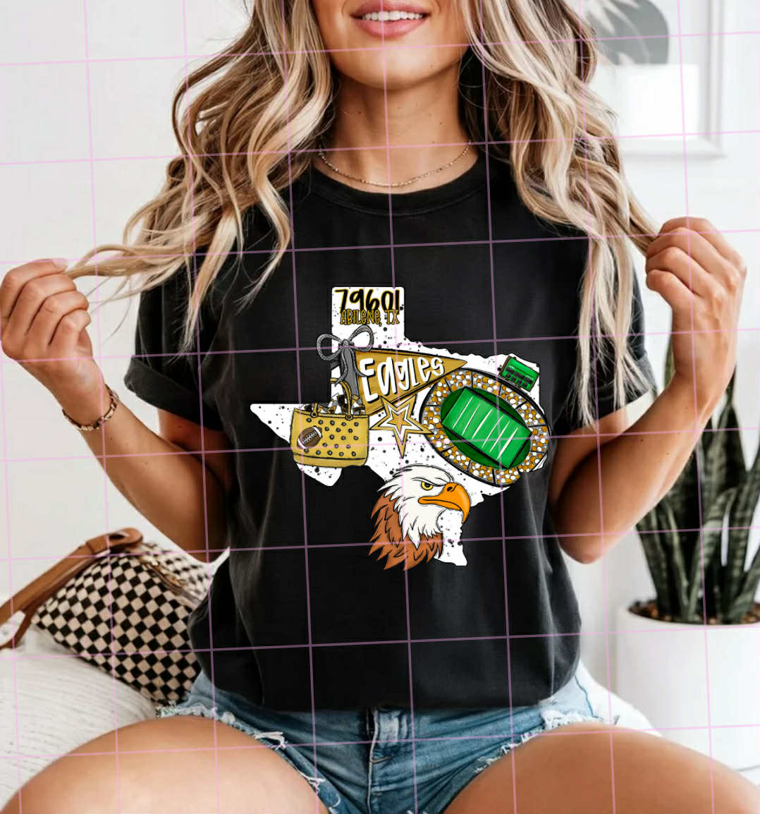Abilene Eagles Collage Tee PREORDER - Youth & Adult