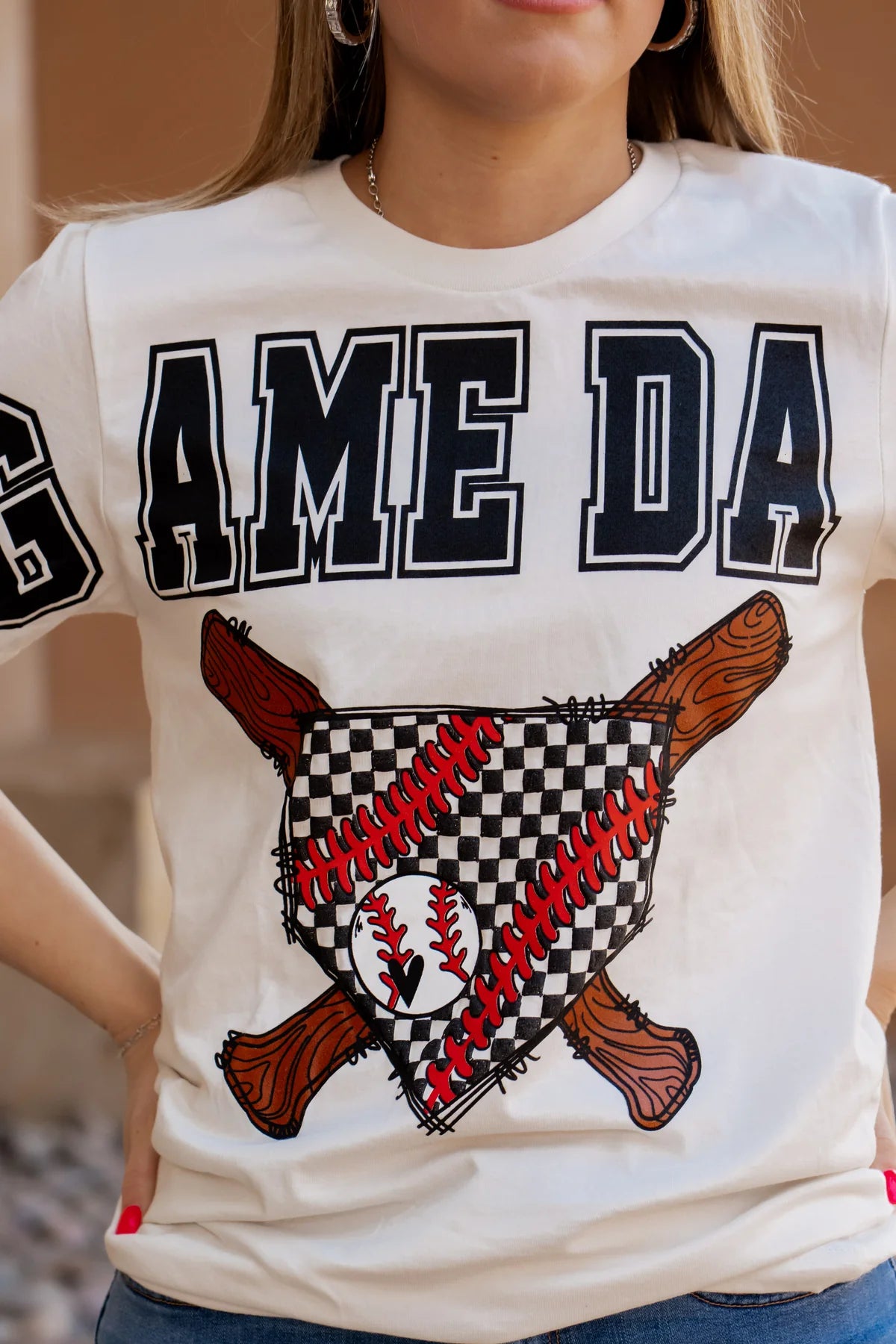 Game Day Check Home Plate Baseball/Softball Tee PREORDER