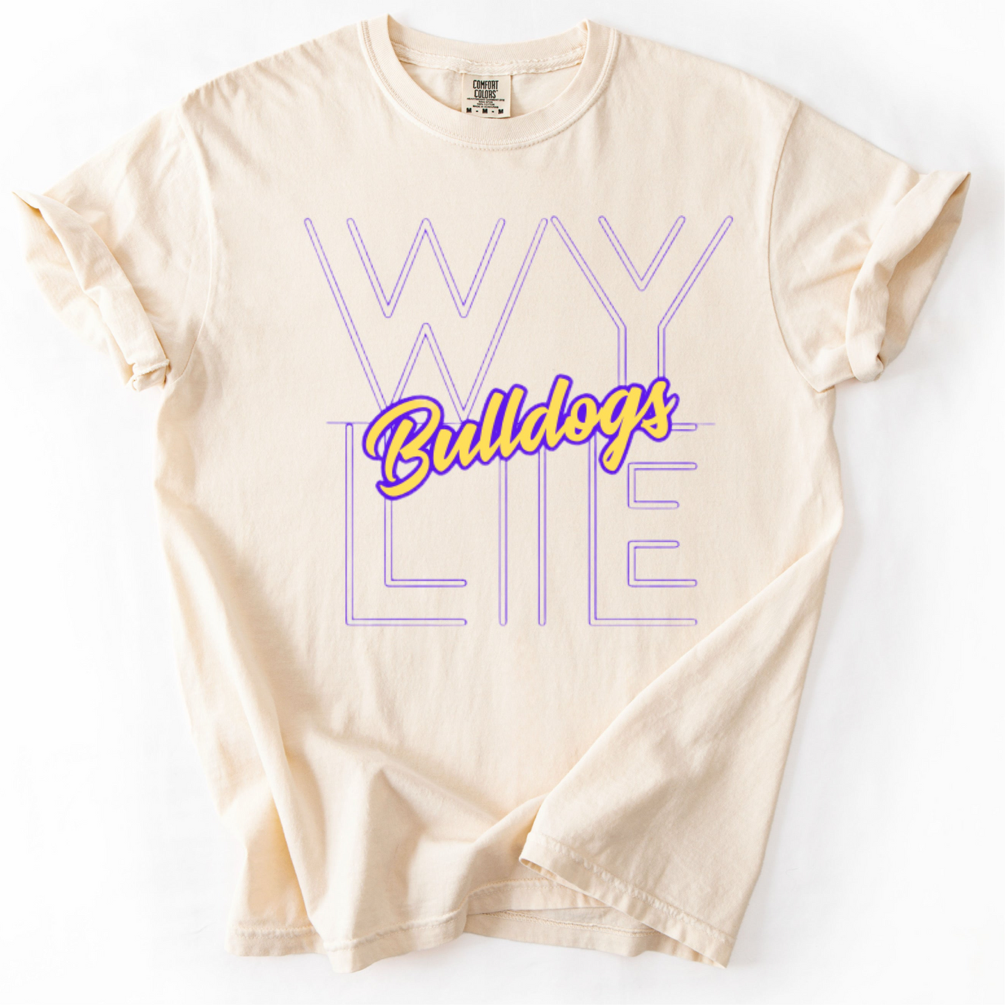 Wylie Bulldogs Stacked Tee PREORDER - Made to Order
