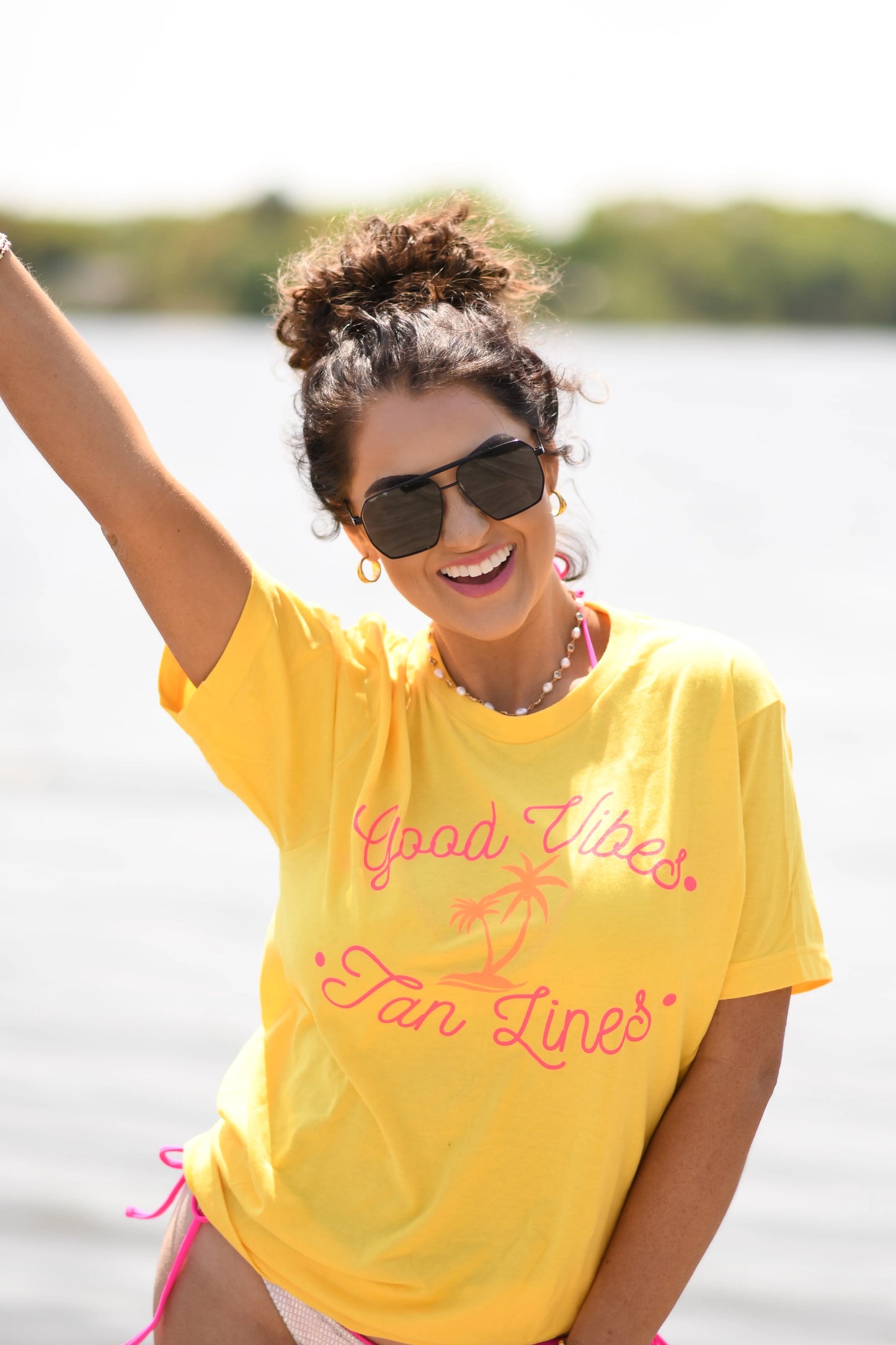 Good Vibes & Tan Lines Tee