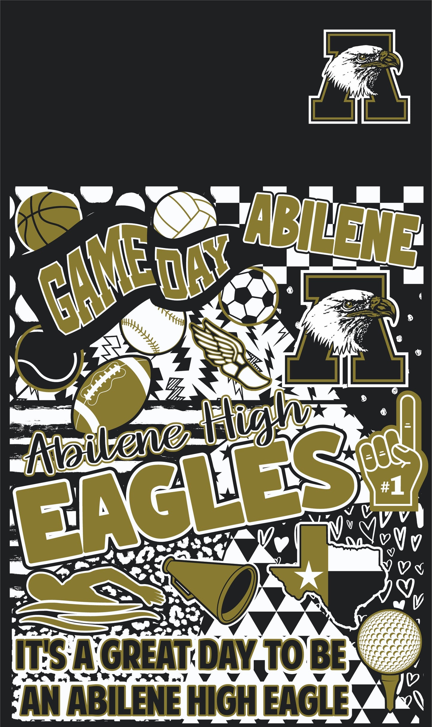Abilene High Eagles School Spirit Tee