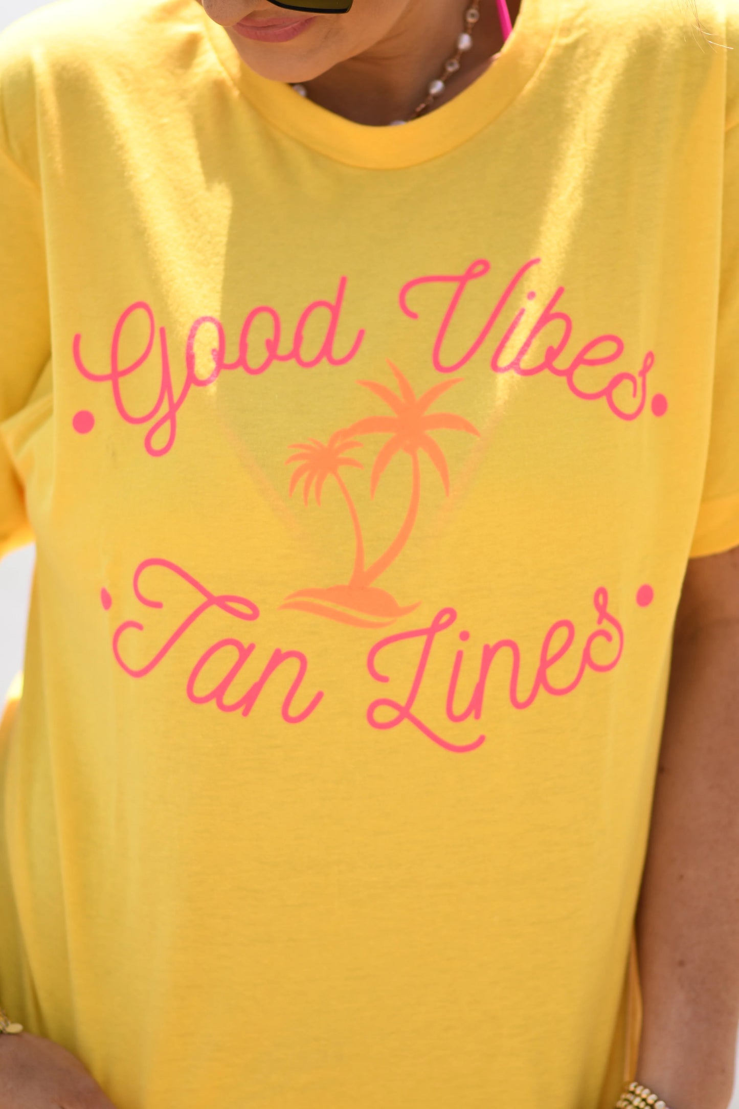 Good Vibes & Tan Lines Tee