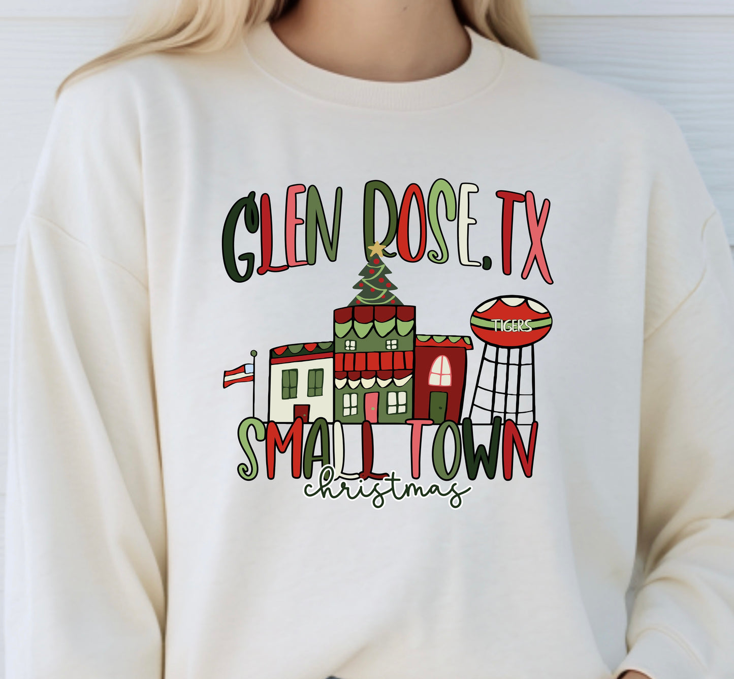 Custom Small Town Christmas PREORDER - Adult