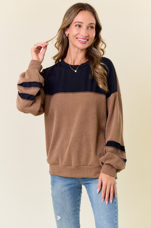 Nicole Ribbed Top