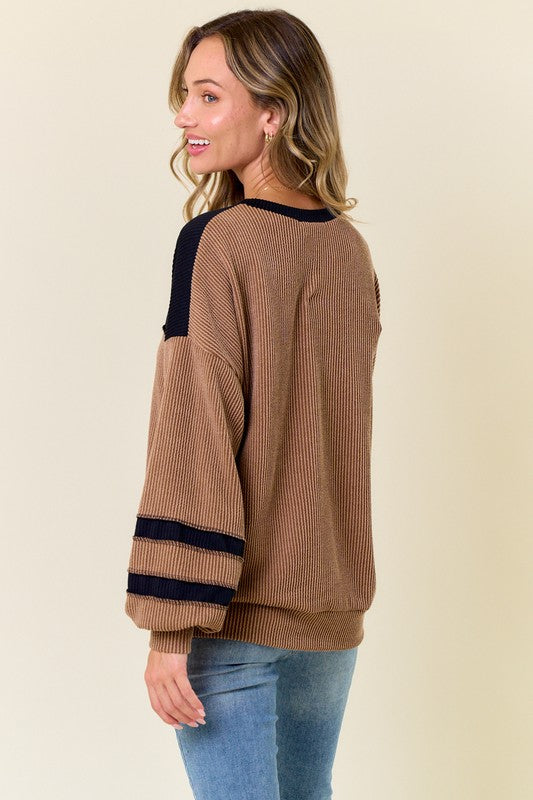 Nicole Ribbed Top