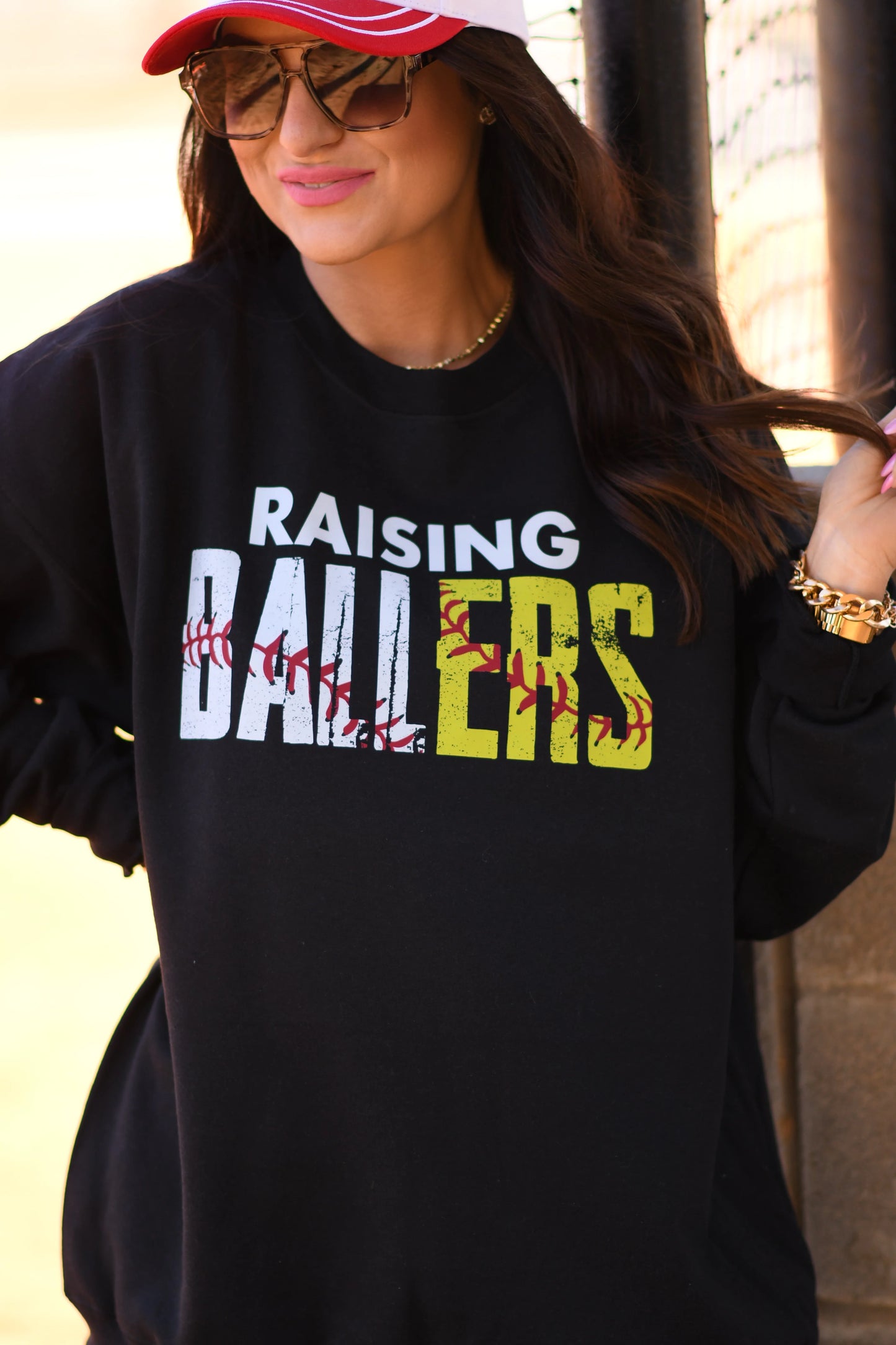 Raising Ballers Baseball and Softball Tee/Sweatshirt PREORDER