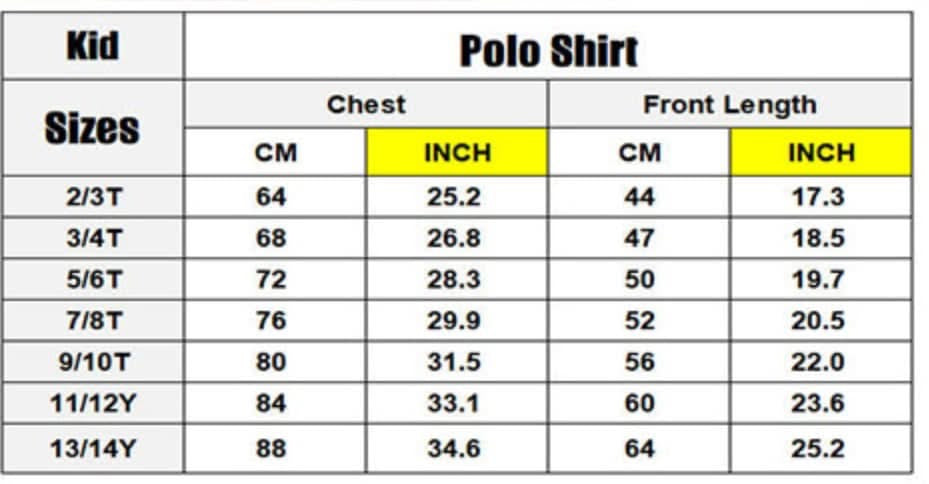 Custom Performance Polo PREORDER - Kid