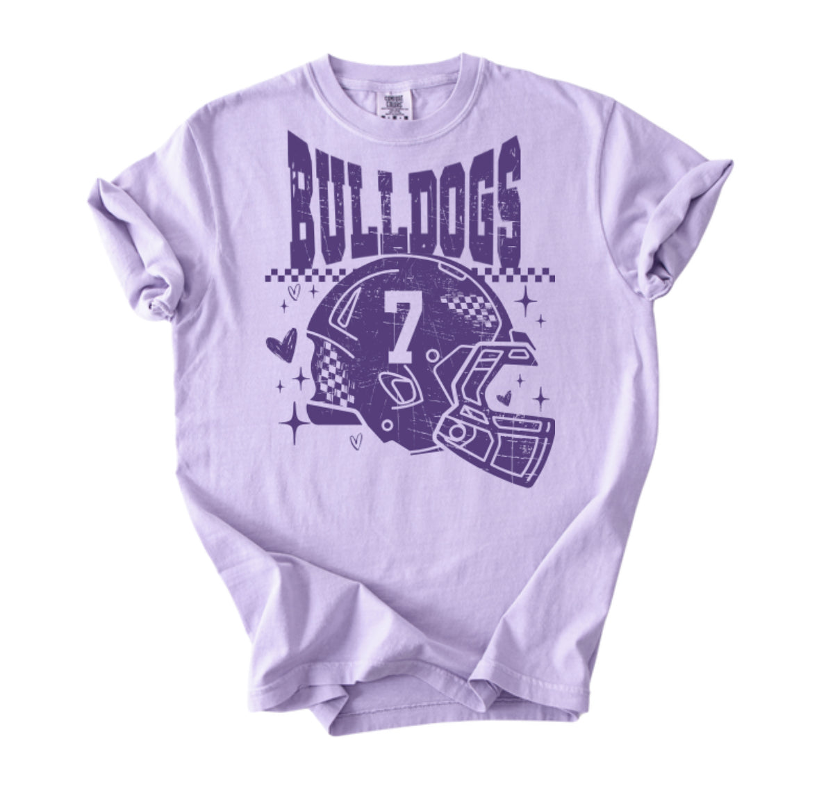 Custom Bulldogs Football Helmet PREORDER - Made To Order