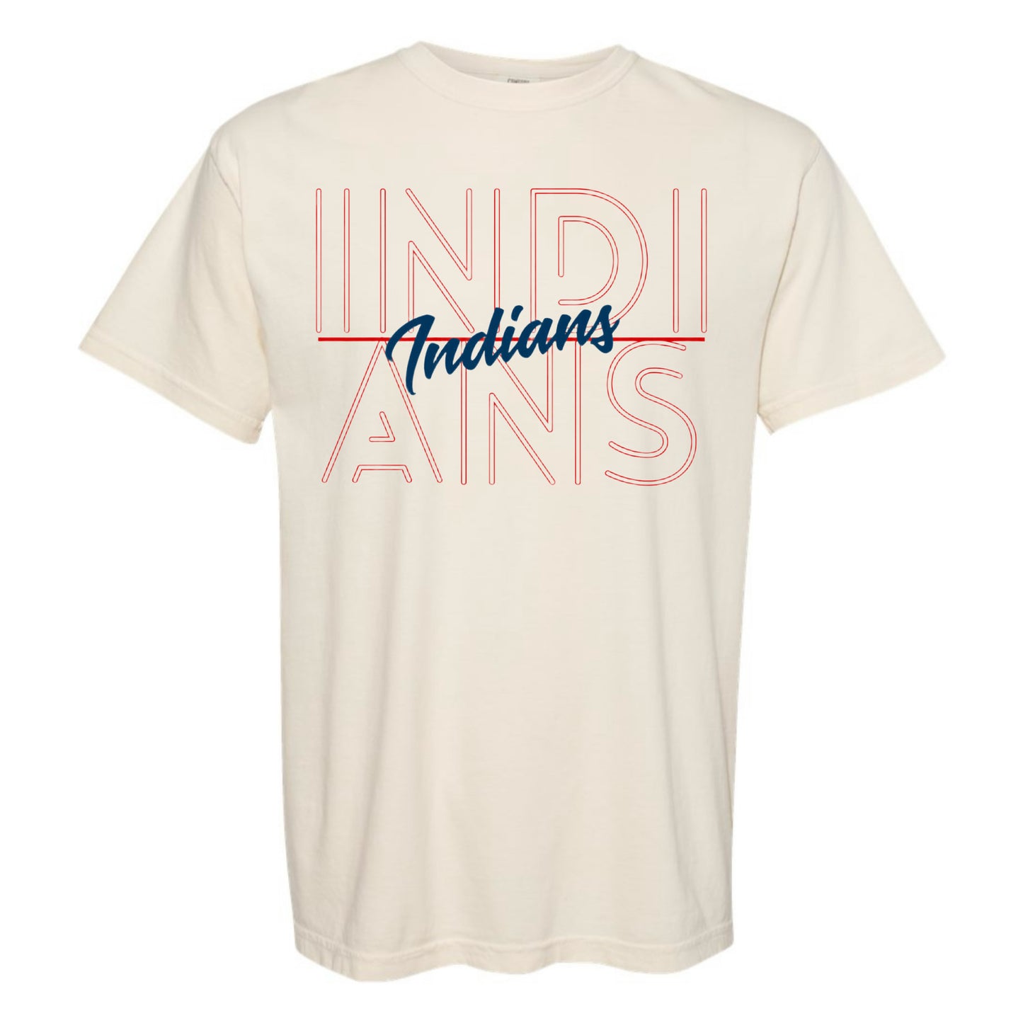 Indians Stacked Tee PREORDER - Made to Order