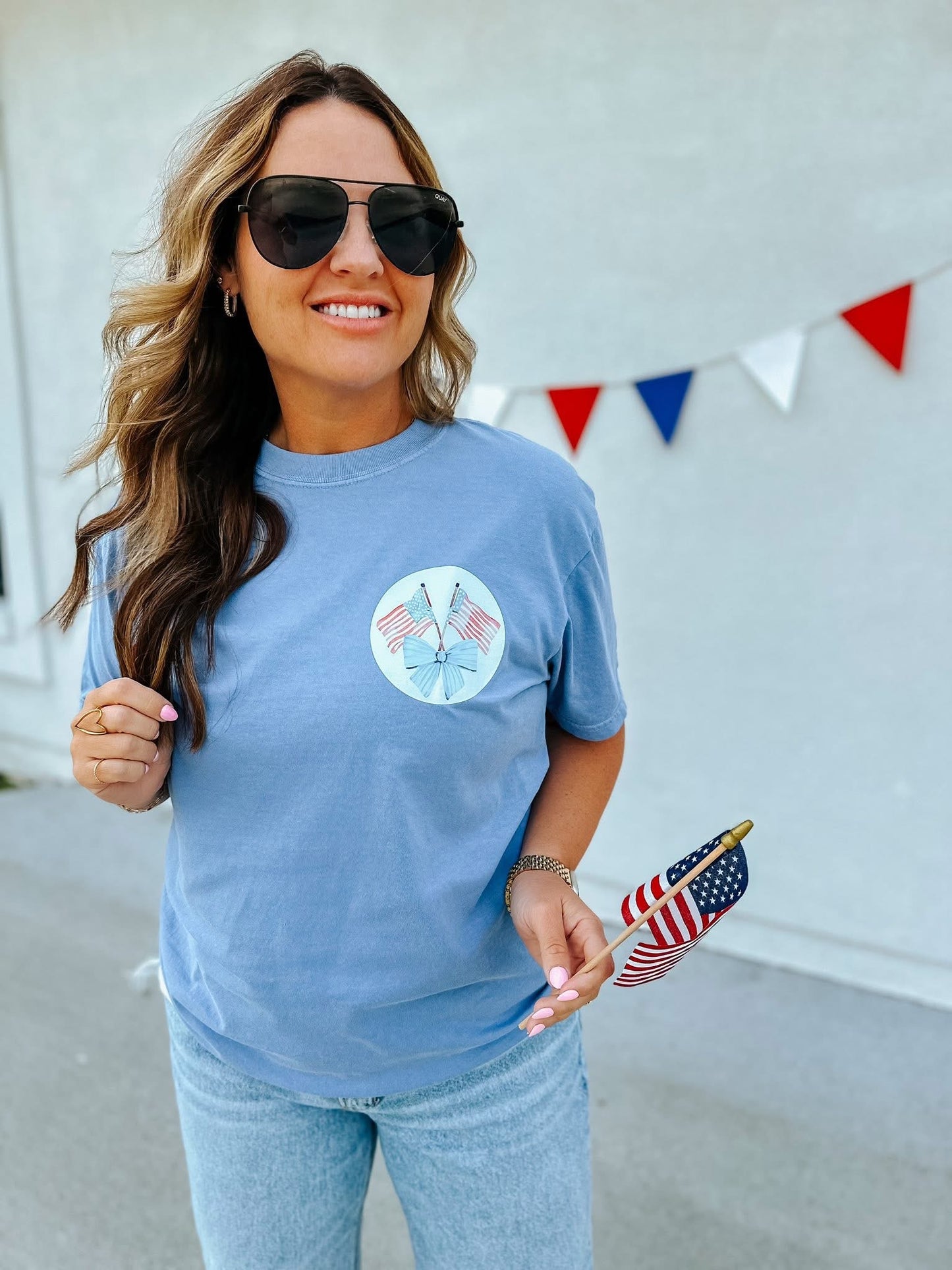 Loves Jesus & America Too Tee PREORDER
