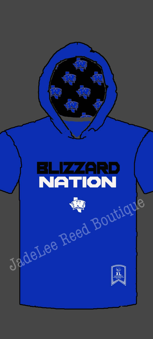 Blizzard Nation Short Sleeve Spirit Hoodie Adult - PREORDER