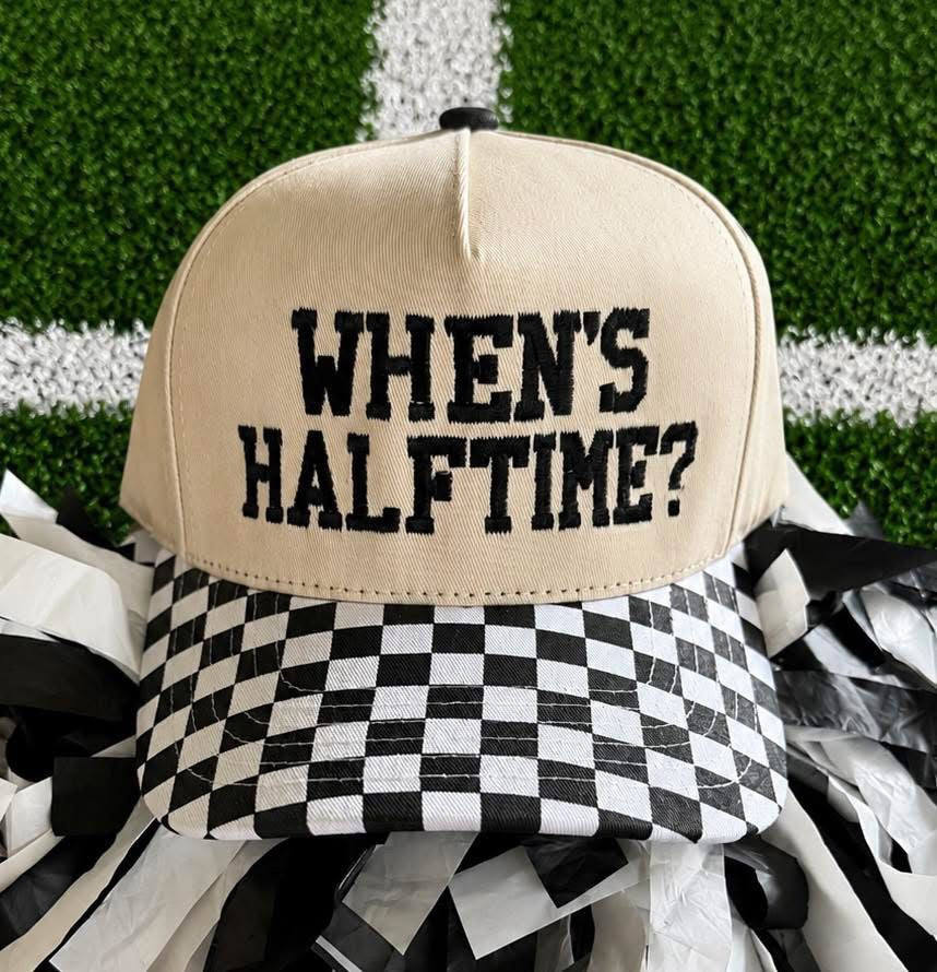 When’s Halftime Checkered Hat PREORDER