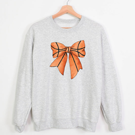 Custom Basketball Bow Sweatshirt PREORDER - Adult