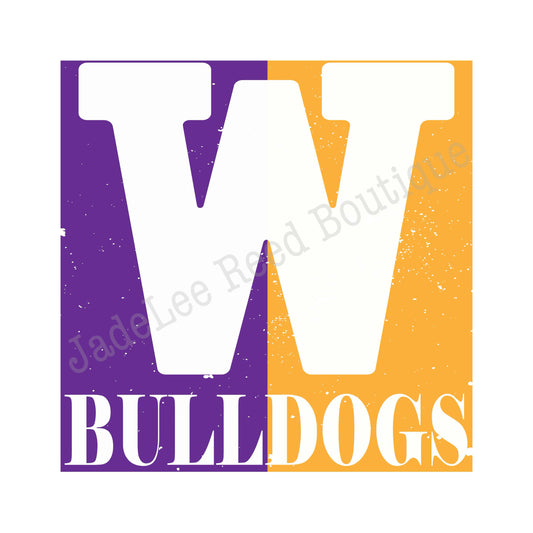 W Bulldogs Spirit Tee PREORDER