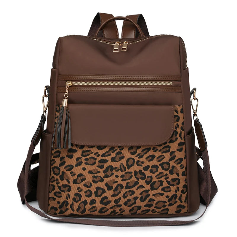 Two Tone Leopard Backpacks PREORDER
