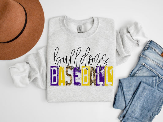 Bulldogs Baseball Adult PREORDER