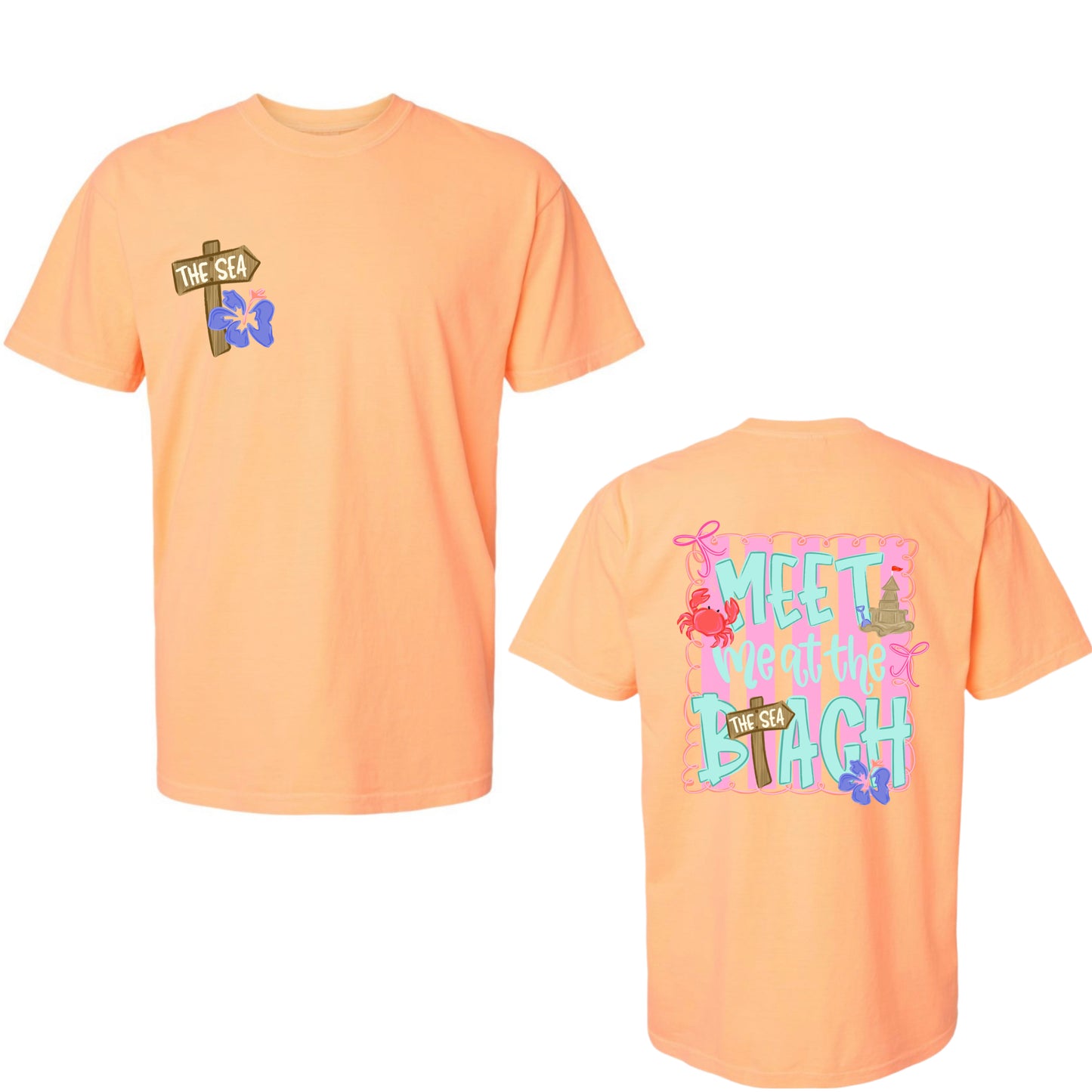 Meet Me At The Beach Tee PREORDER - Made To Order
