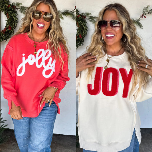 Joy & Jolly Pullovers PREORDER