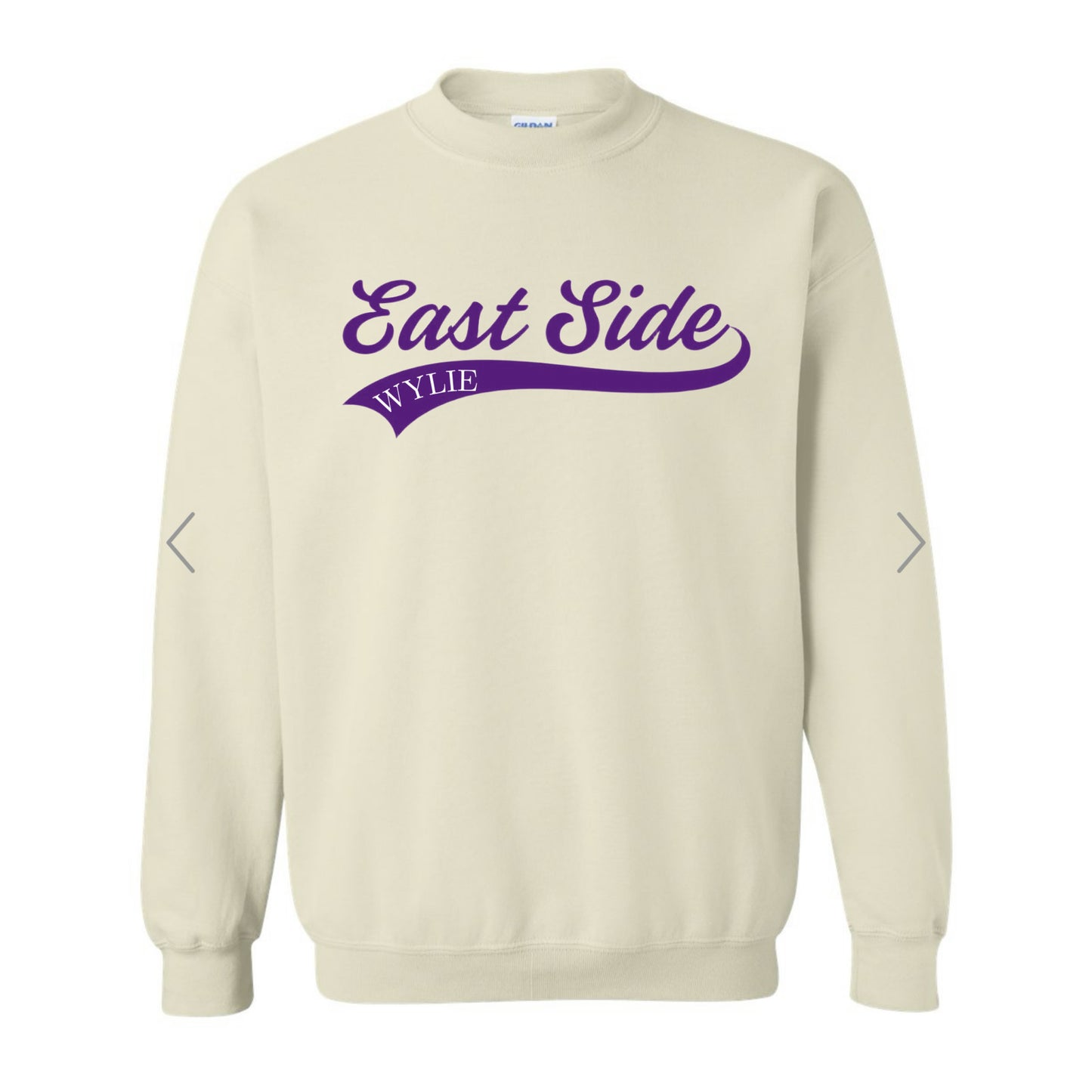 East Side Script Sweatshirt PREORDER - Made To Order - Adult