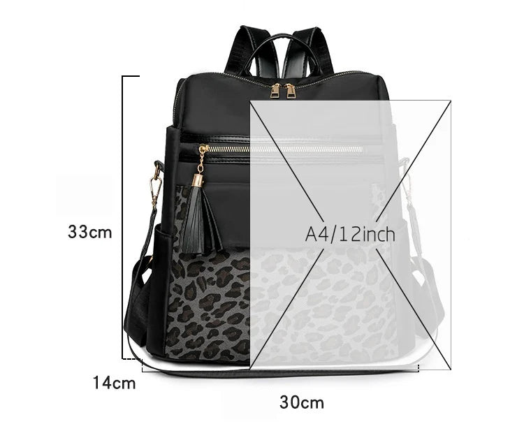 Two Tone Leopard Backpacks PREORDER
