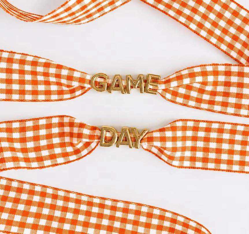 Game Day Gingham Shoe Laces PREORDER