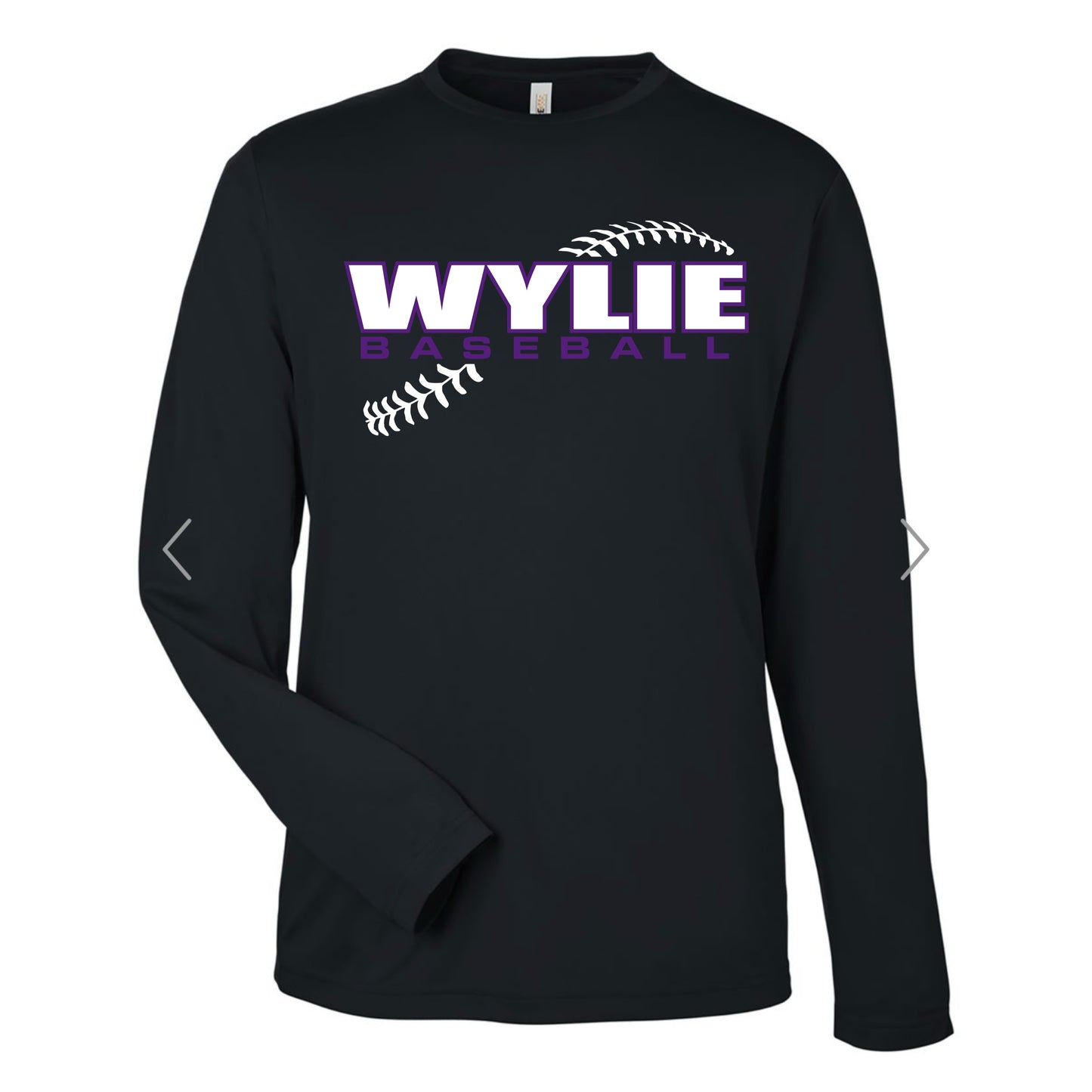 Wylie Baseball Seams Long Sleeve PREORDER - Made To Order - Youth