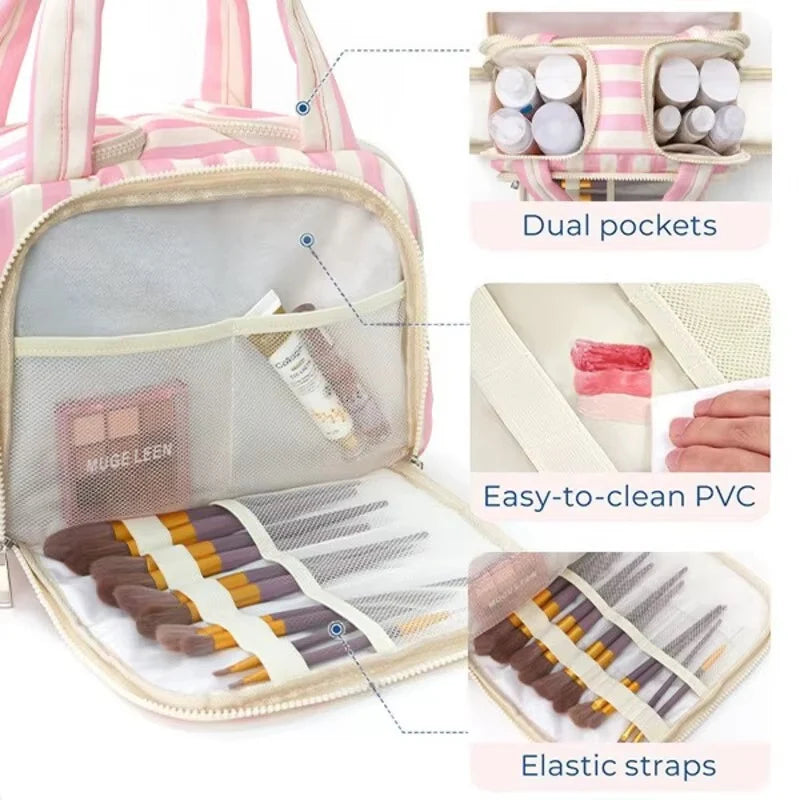 Striped Organizing Bag PREORDER - 6 Color Options