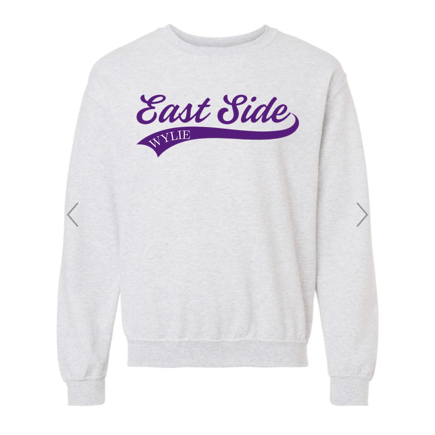 East Side Script Sweatshirt PREORDER - Made To Order - Adult