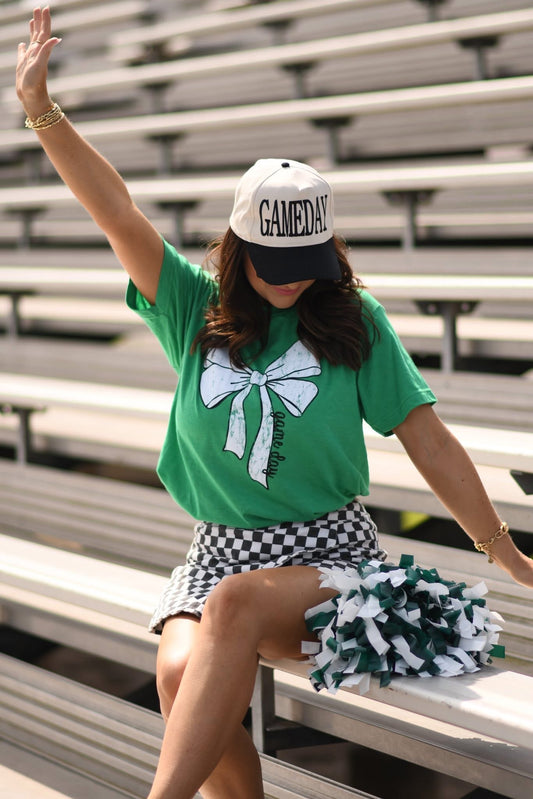Game Day Bow Tee PREORDER - 8 Color Options