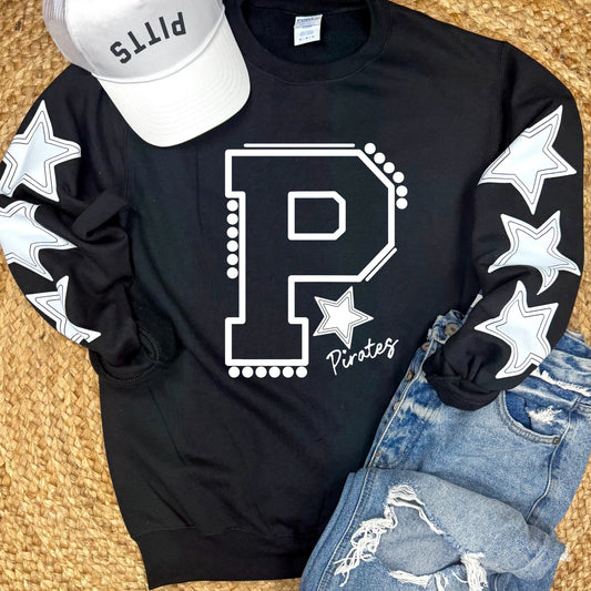 Custom Stars BLACK Sweatshirt PREORDER - Youth & Adult