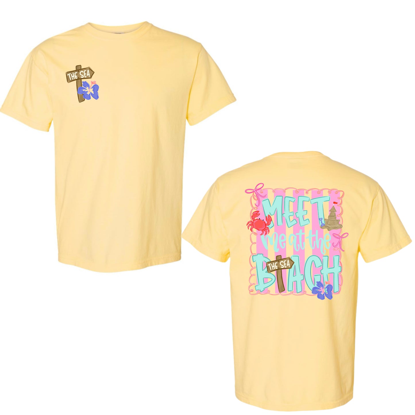 Meet Me At The Beach Tee PREORDER - Made To Order