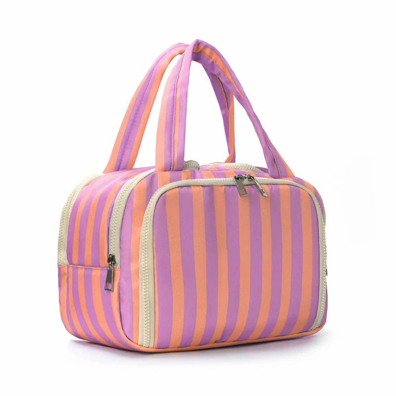 Striped Organizing Bag PREORDER - 6 Color Options