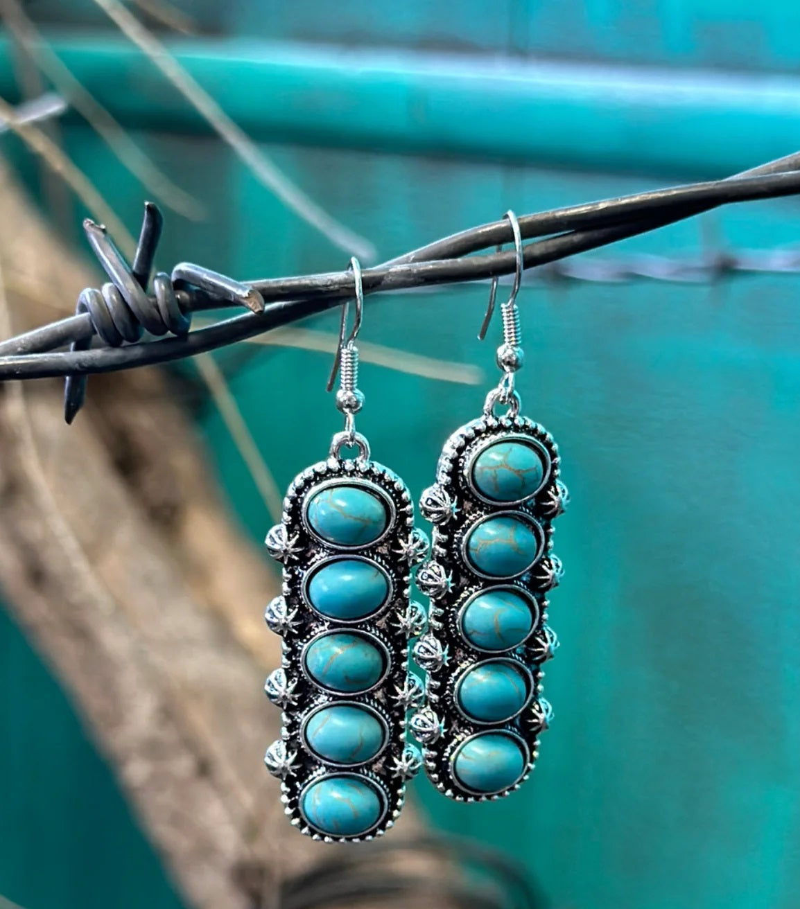 Cinco Stone Earrings