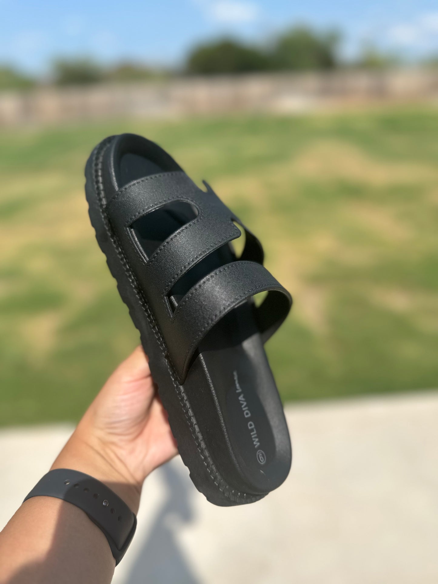 Perfect Pair Slides - Black