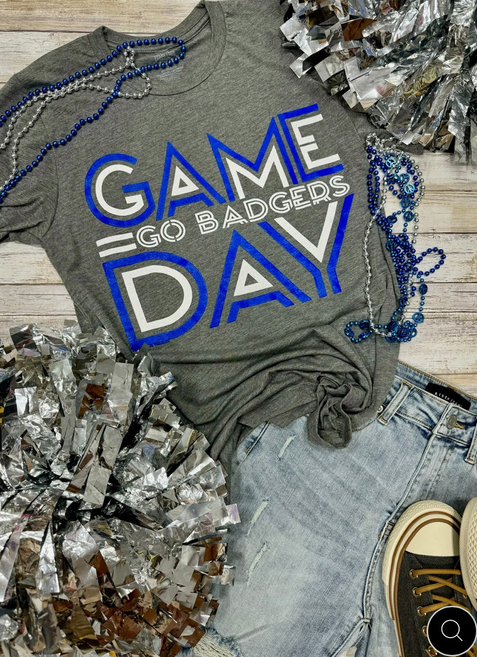 Striped Game Day Tee PREORDER - Go Indians