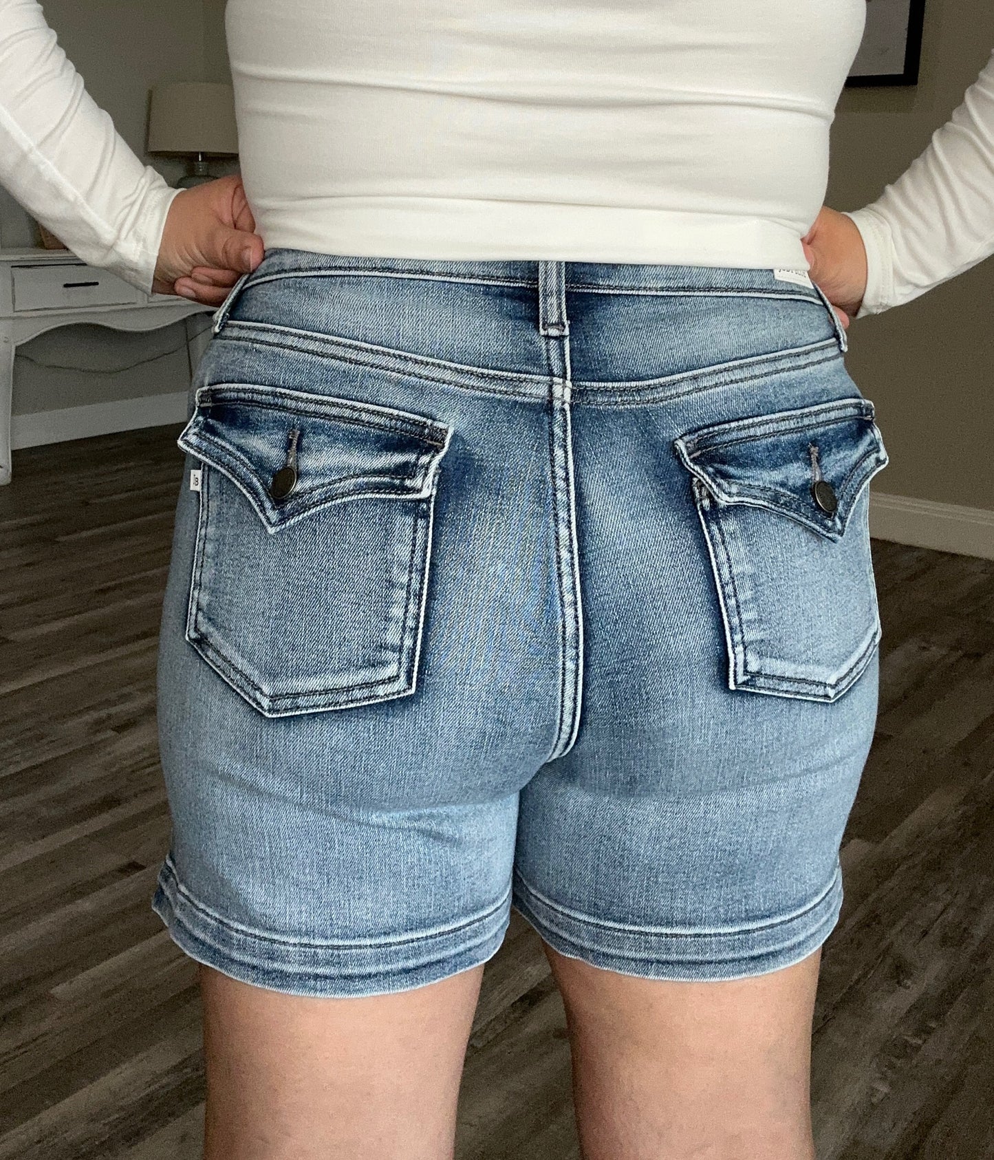 Judy Blue Mid-Rise Shorts