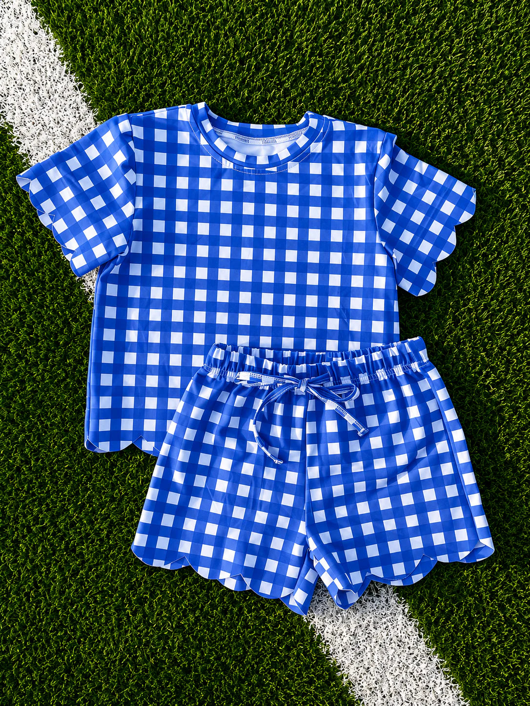 Custom Scalloped Girls Two Piece Set PREORDER