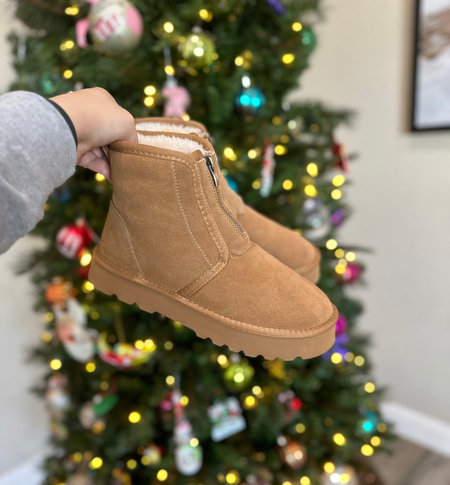 Laguna Suede Boot - Camel