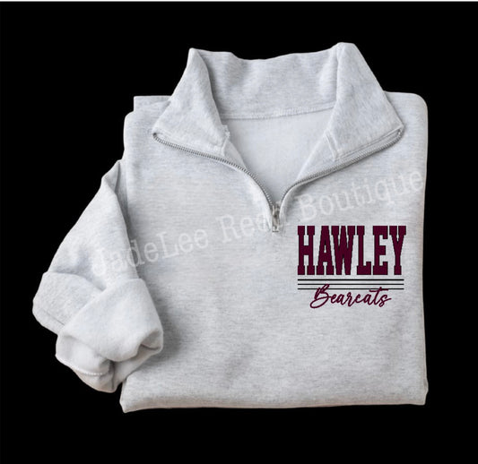 Hawley Bearcats Quarter Zip PREORDER