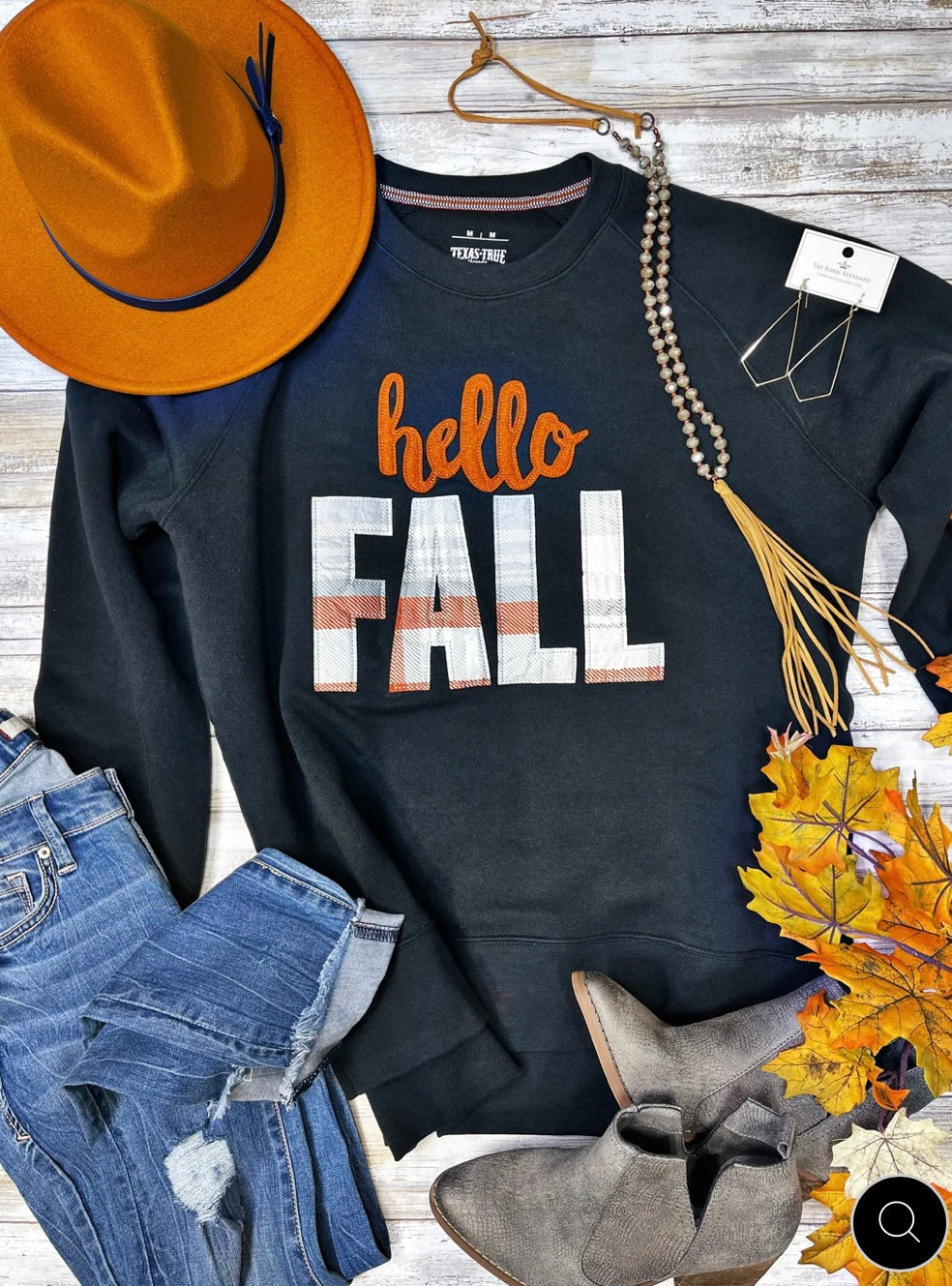 Hello Fall Applique Sweatshirt