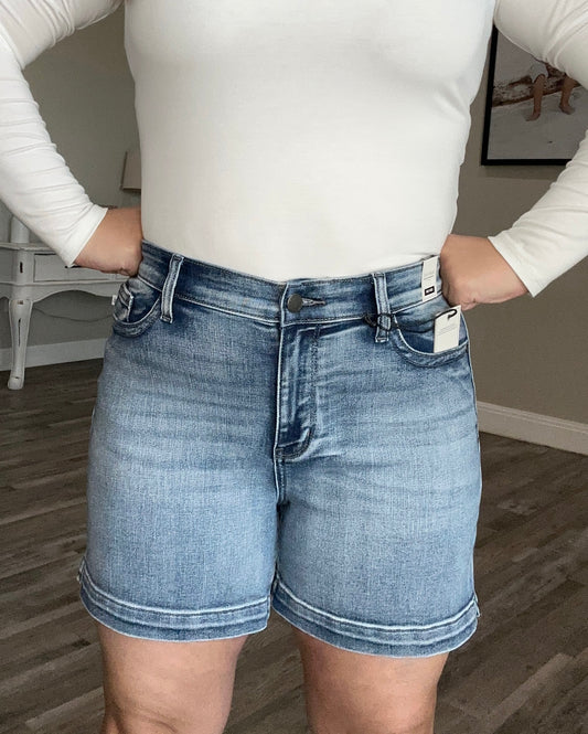 Judy Blue Mid-Rise Shorts