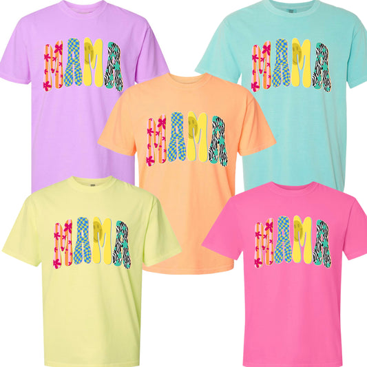 Funky Retro Mama Tee PREORDER - Made To Order