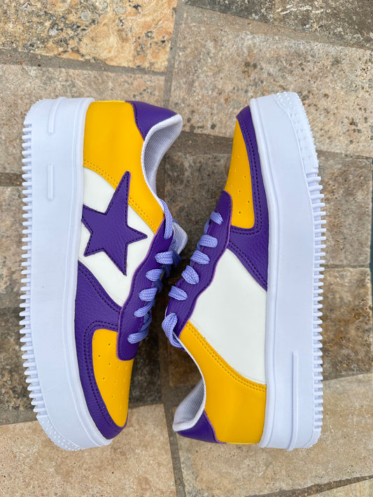 Purple Game Day Sneakers