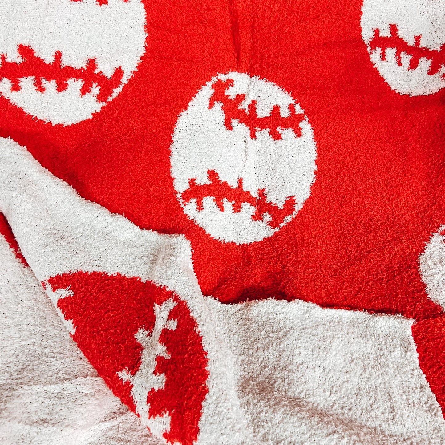 Reversible Baseball Blanket