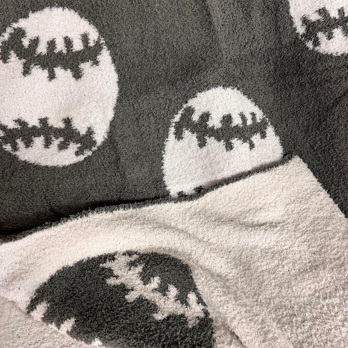 Reversible Baseball Blanket