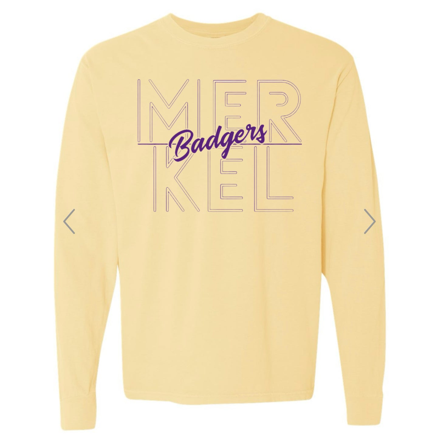 Merkel Badgers Stacked Tee PREORDER - Made to Order - Adult