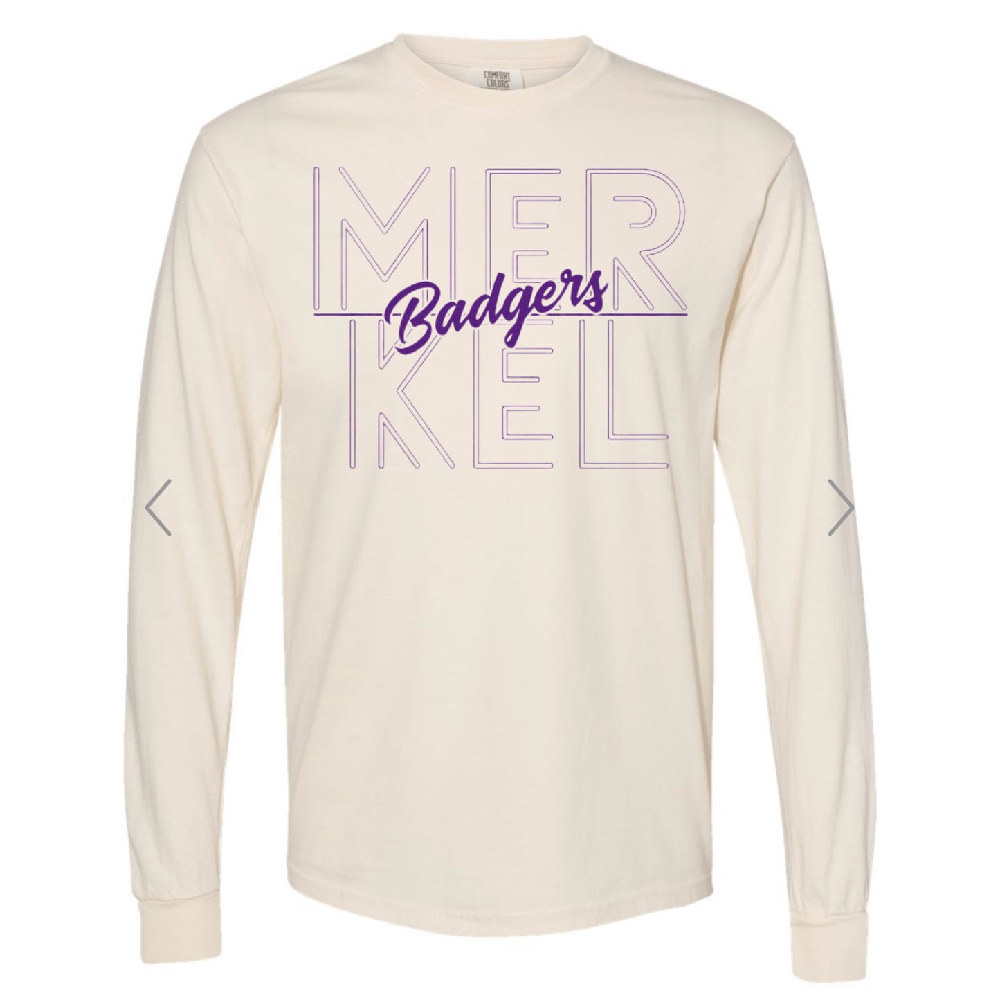 Merkel Badgers Stacked Tee PREORDER - Made to Order - Adult