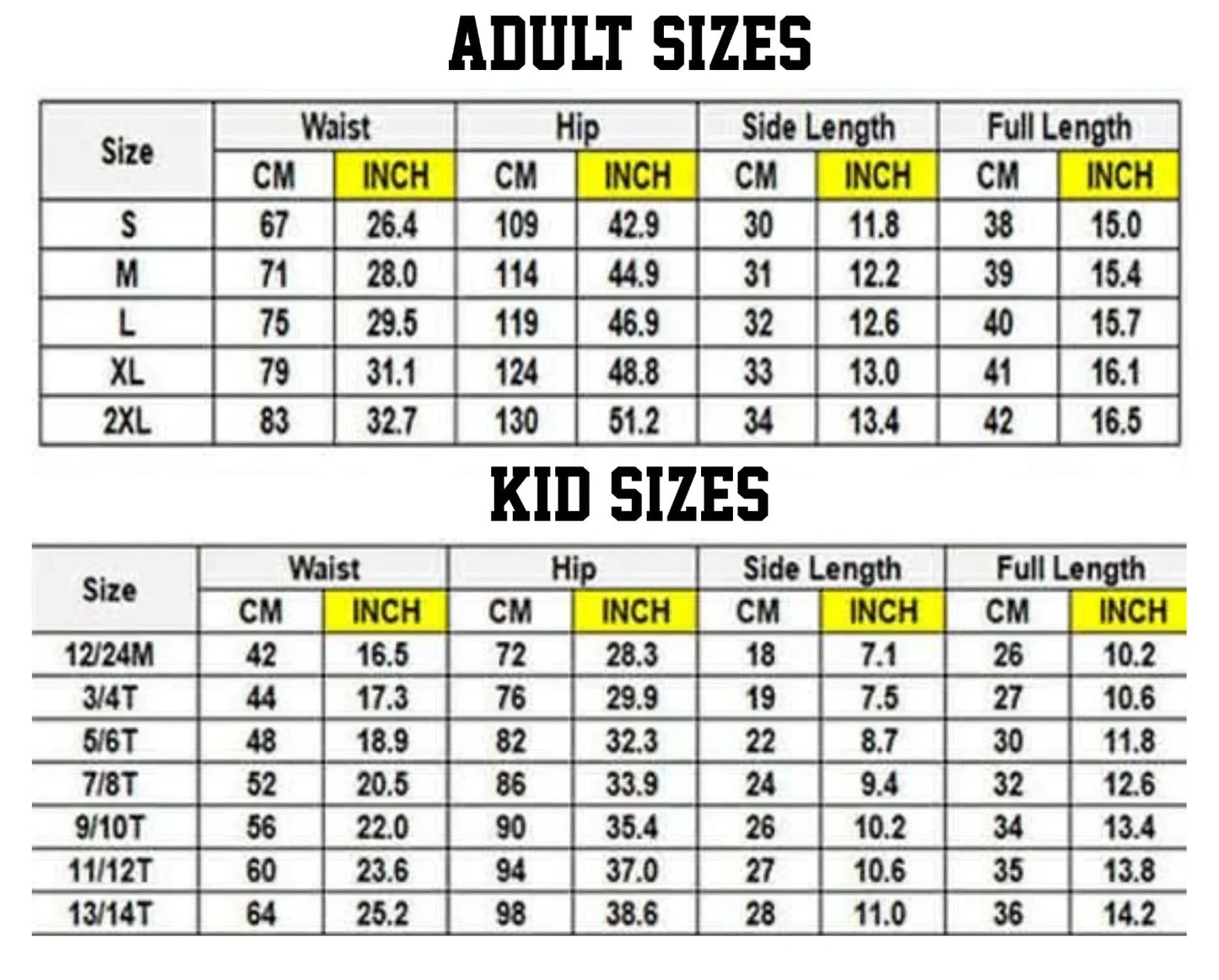 Custom Girls Split Side Shorts PREORDER - Kid and Adult - Winters Blizzards