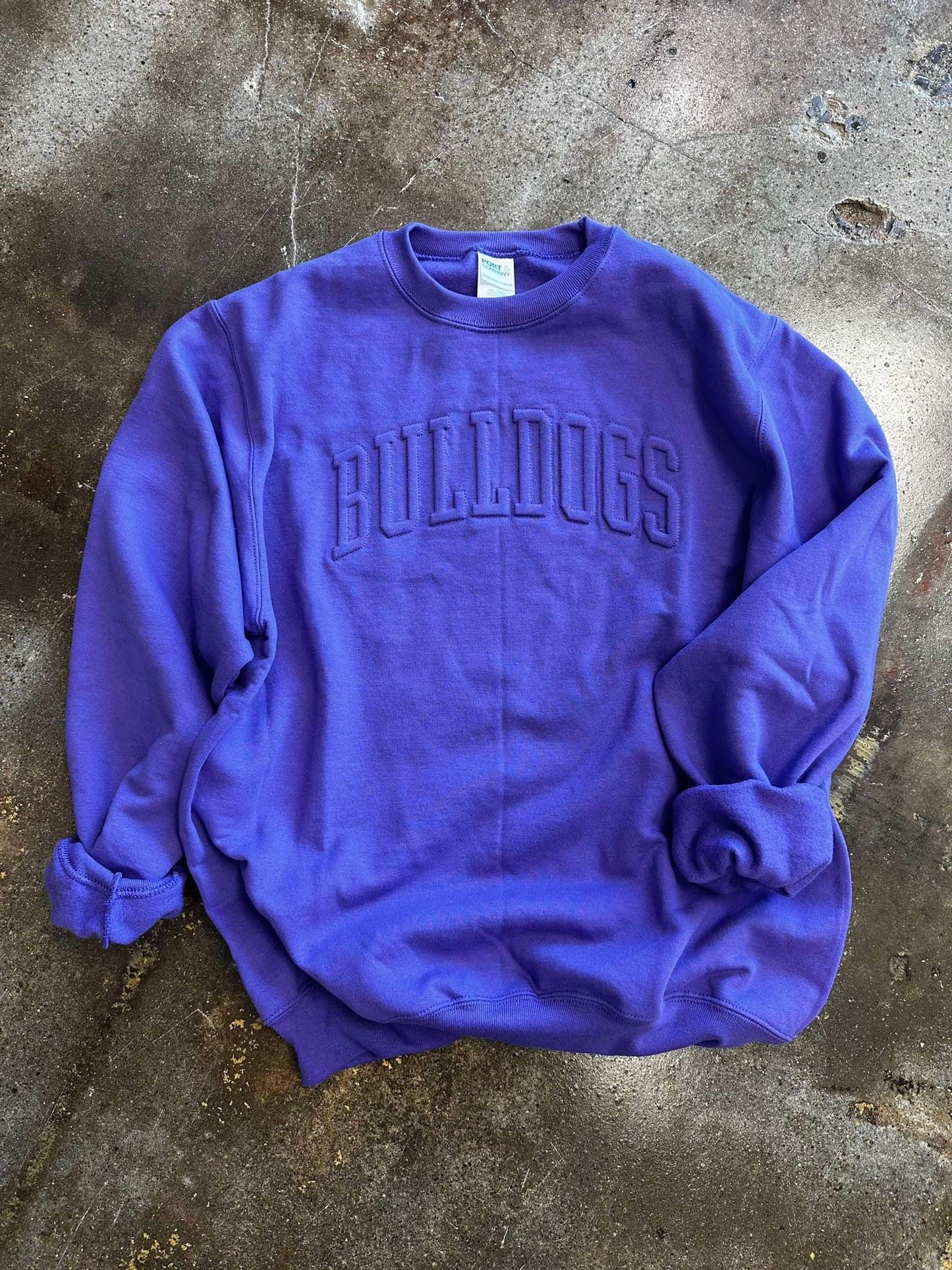 Embossed/Embroidered Bulldogs PREORDER - Adult