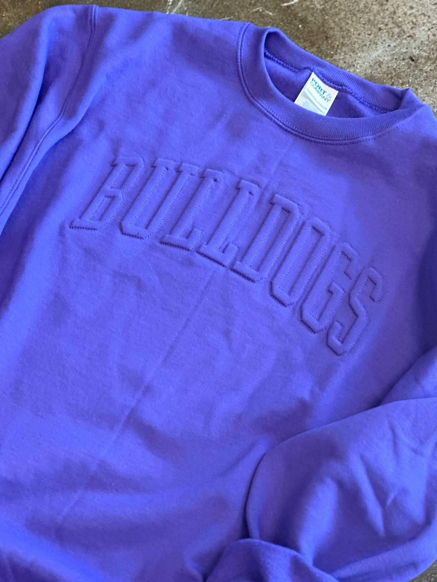 Embossed/Embroidered Bulldogs PREORDER - Adult